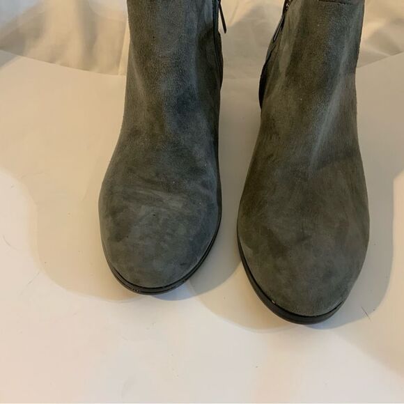 Sam Edelman Suede Gray Women's Ankle boots. Size 8.5M - Picture 7 of 13